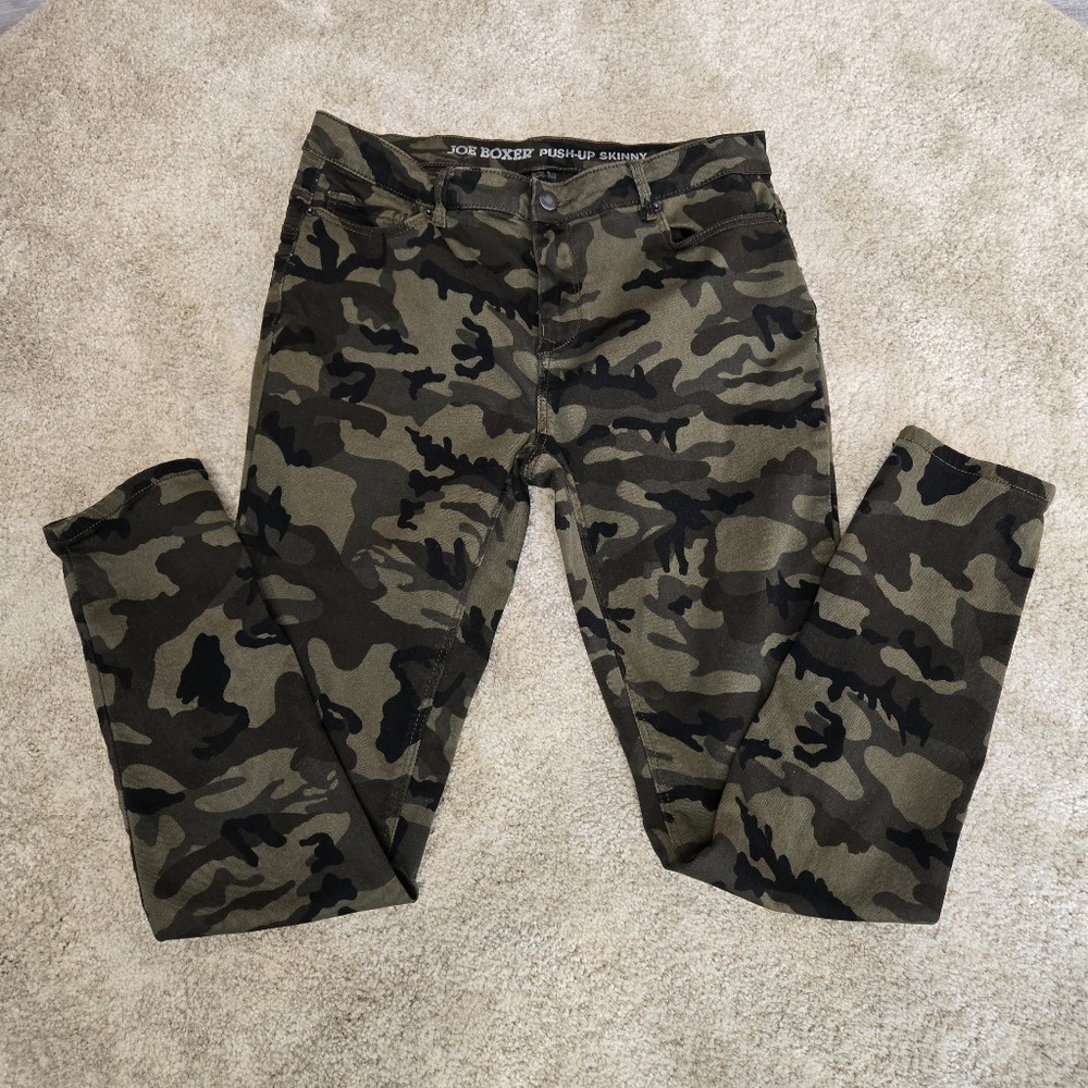 Joe Boxer Push Up Skinny Jeans Camo